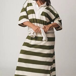 Anthropology rugby polo long shirt